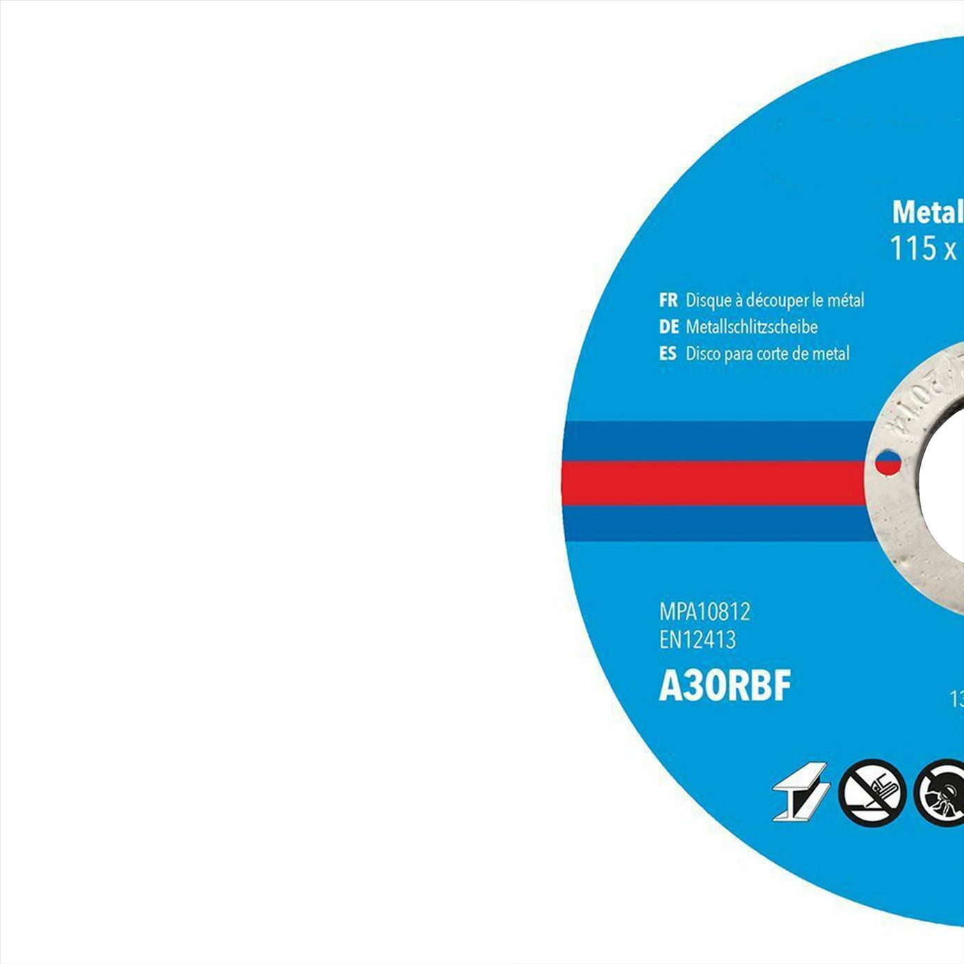 Metal Slitting Discs 10Pk For Cutting Ferrous& NonFerrous Metals 115x 1x 22.23mm