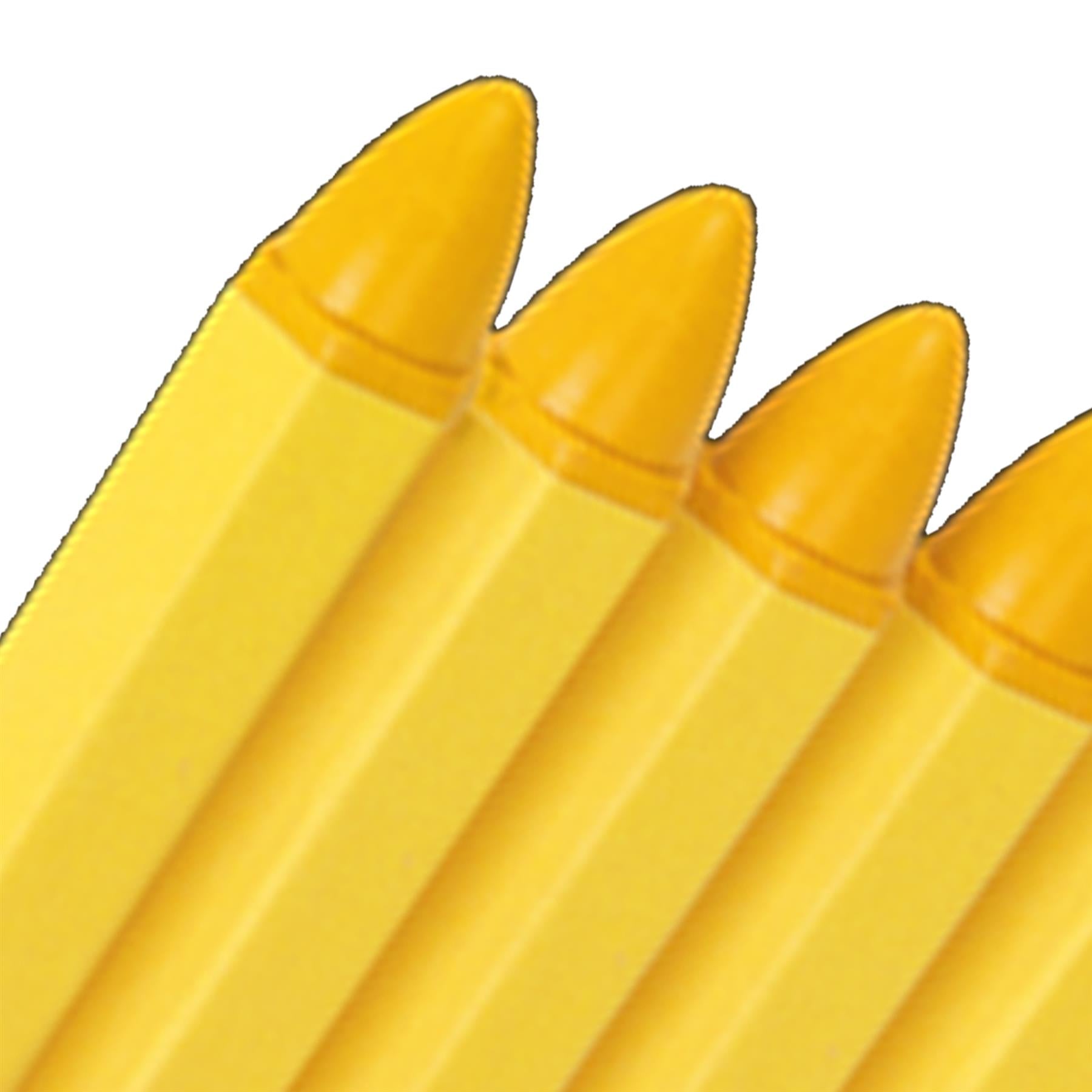 Sealey Tyre Marking Crayon - Yellow Pack of 6