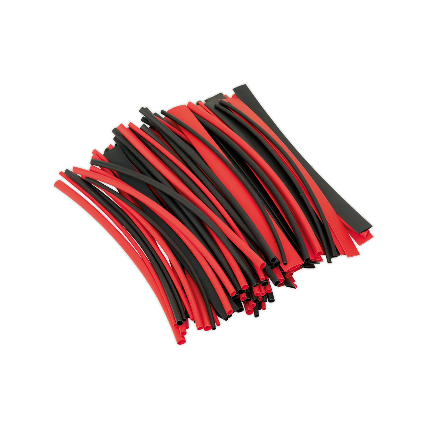 Sealey Heat Shrink Tubing Black & Red 200mm 100pc