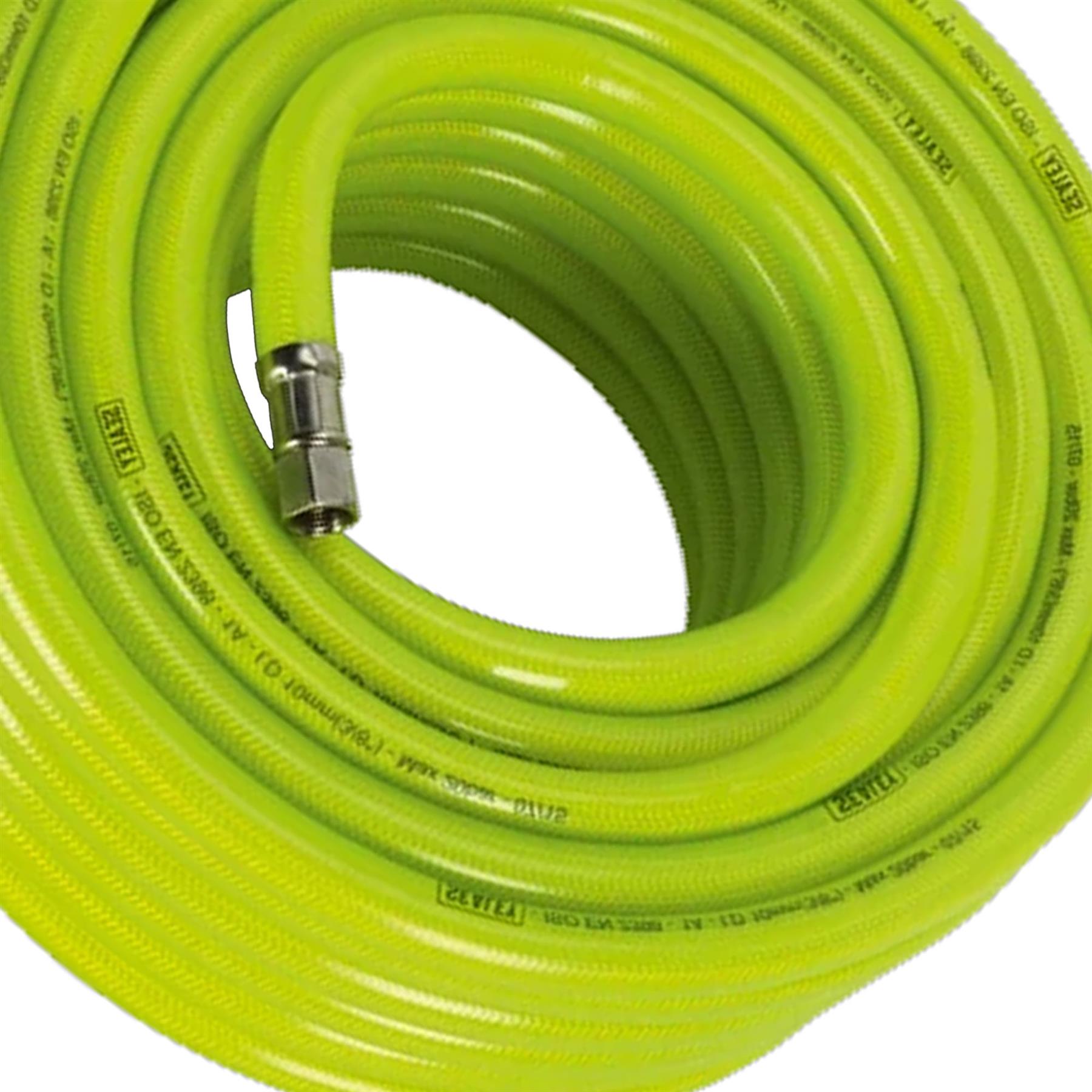 Sealey Air Hose High-Visibility 20m x 10mm with 1/4"BSP Unions