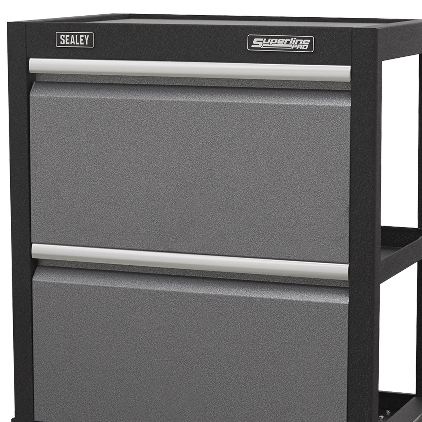 Sealey Modular Mobile Workshop Trolley Aluminium handles.