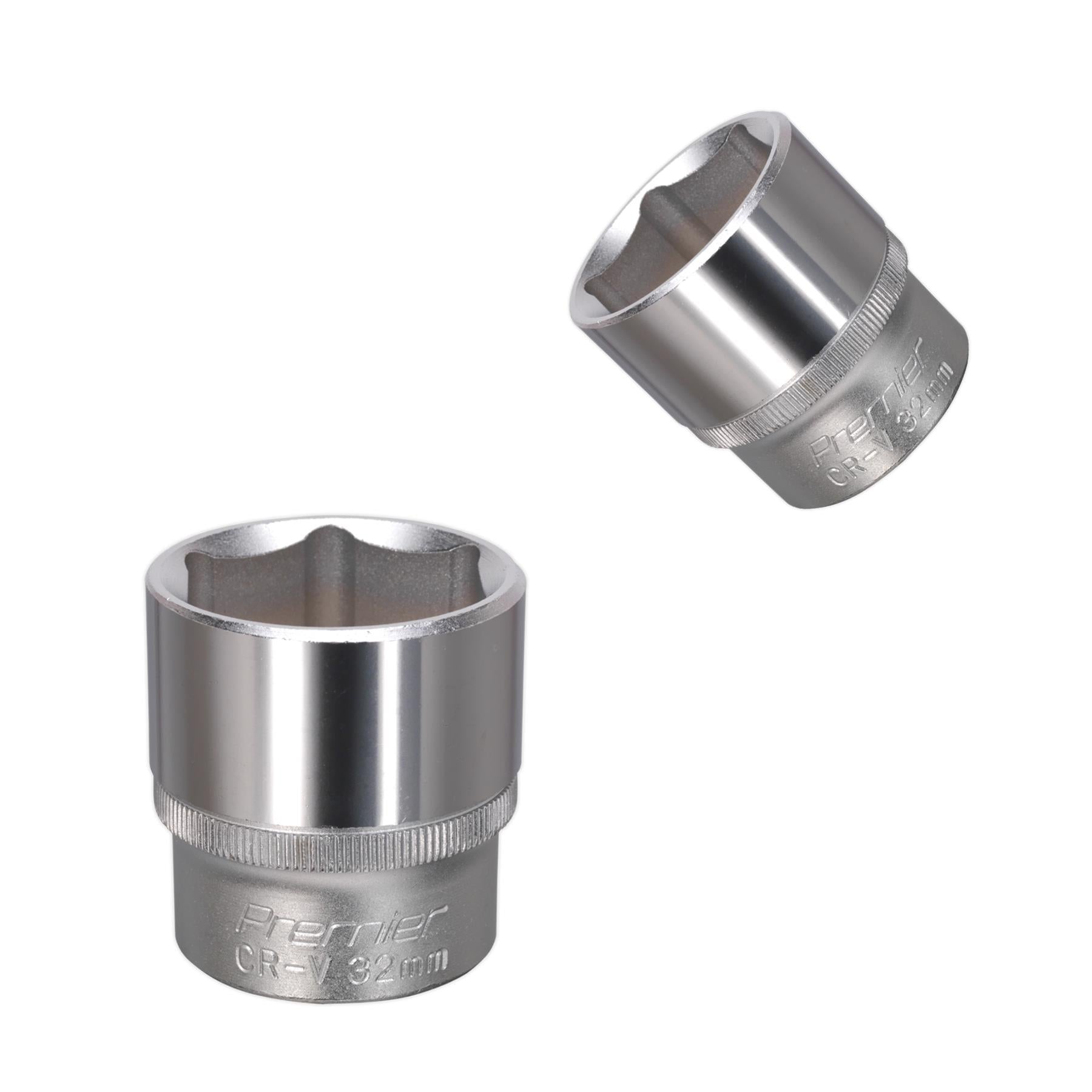 Sealey WallDrive® Socket 32mm 1/2"Sq Drive