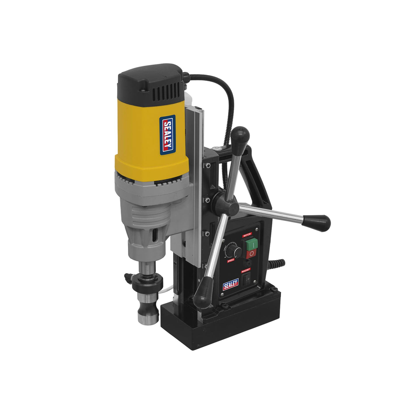 Sealey Magnetic Drilling Machine 60mm 110V Variable Speed Gearbox