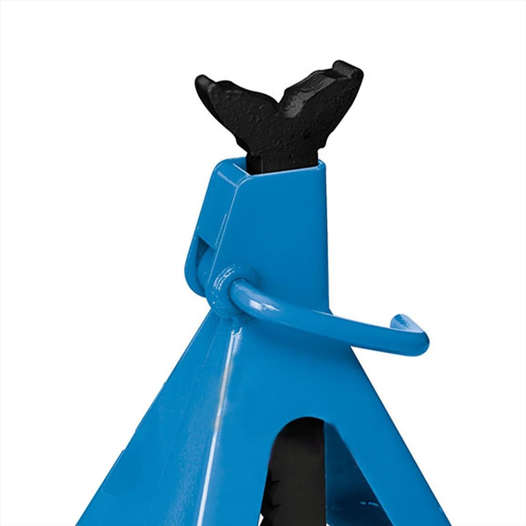 2Pce Axle Stand Set 6 Tonne Fast & Easy Ratchet Height Adjustment - Iron Cast