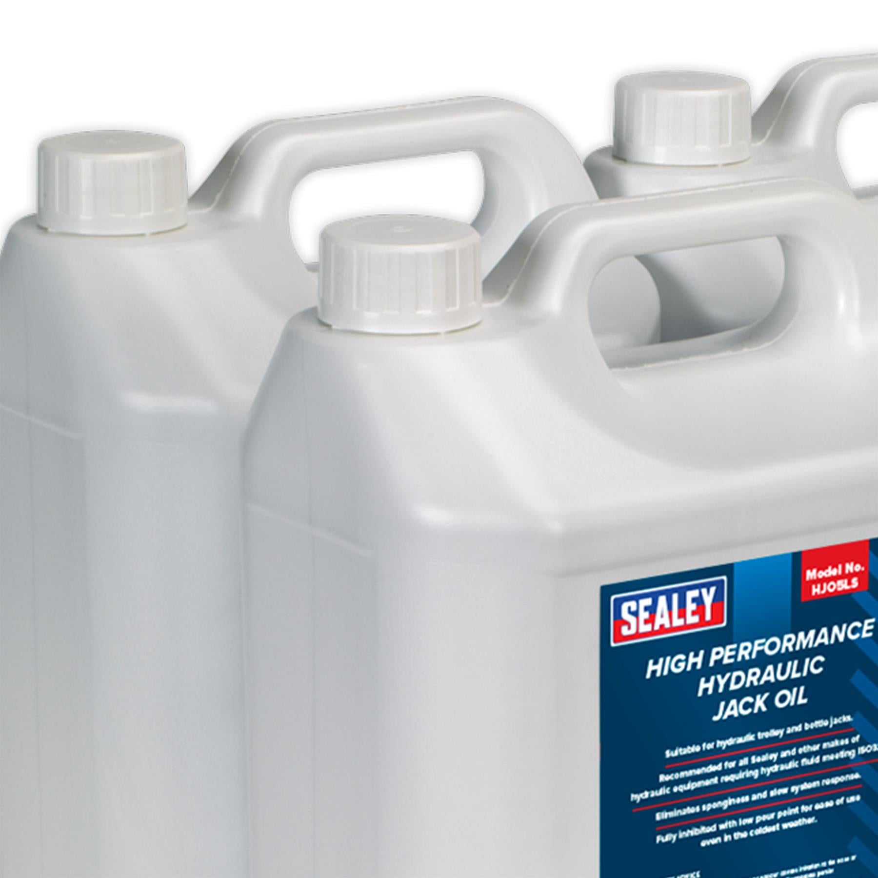 Sealey Hydraulic Jack Oil 5L - Pack of 4  Garage Workshop DIY