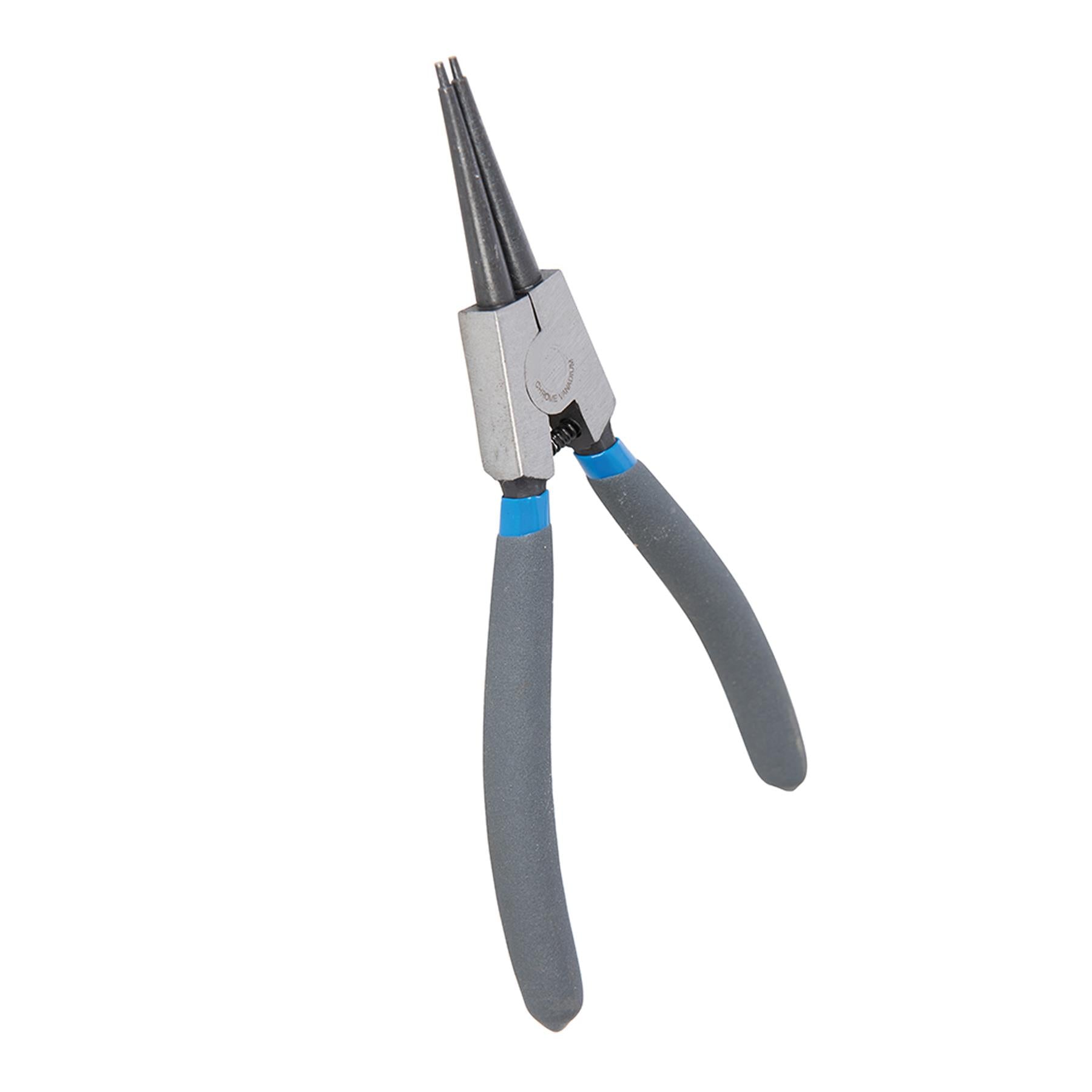 External Circlip Pliers - 180mm Chrome Vanadium Tips And Pvc Dipped Handles