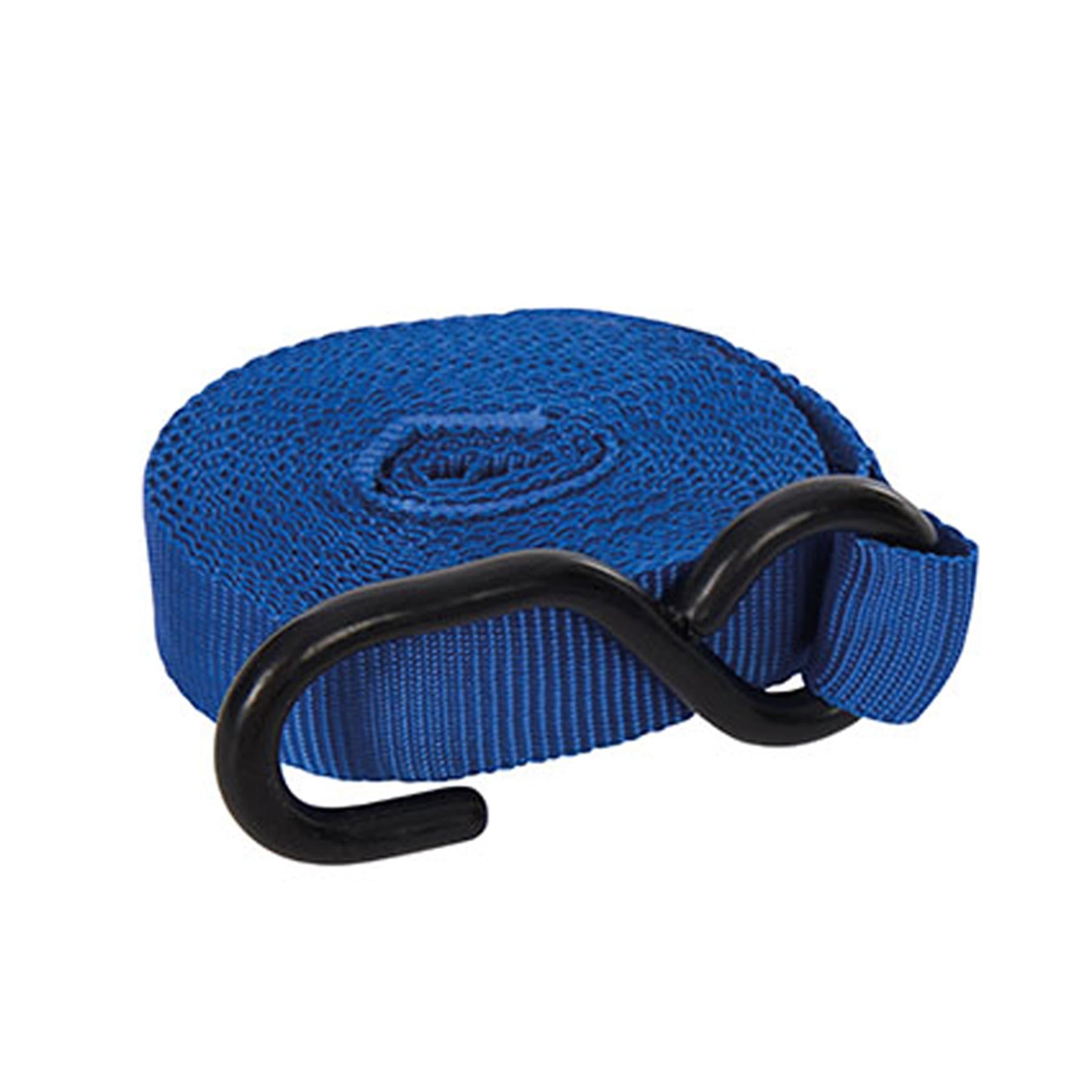 Ratchet Tie Down Strap S-Hook 4.5M X 25mm Rated 150Kg Capacity 375Kg