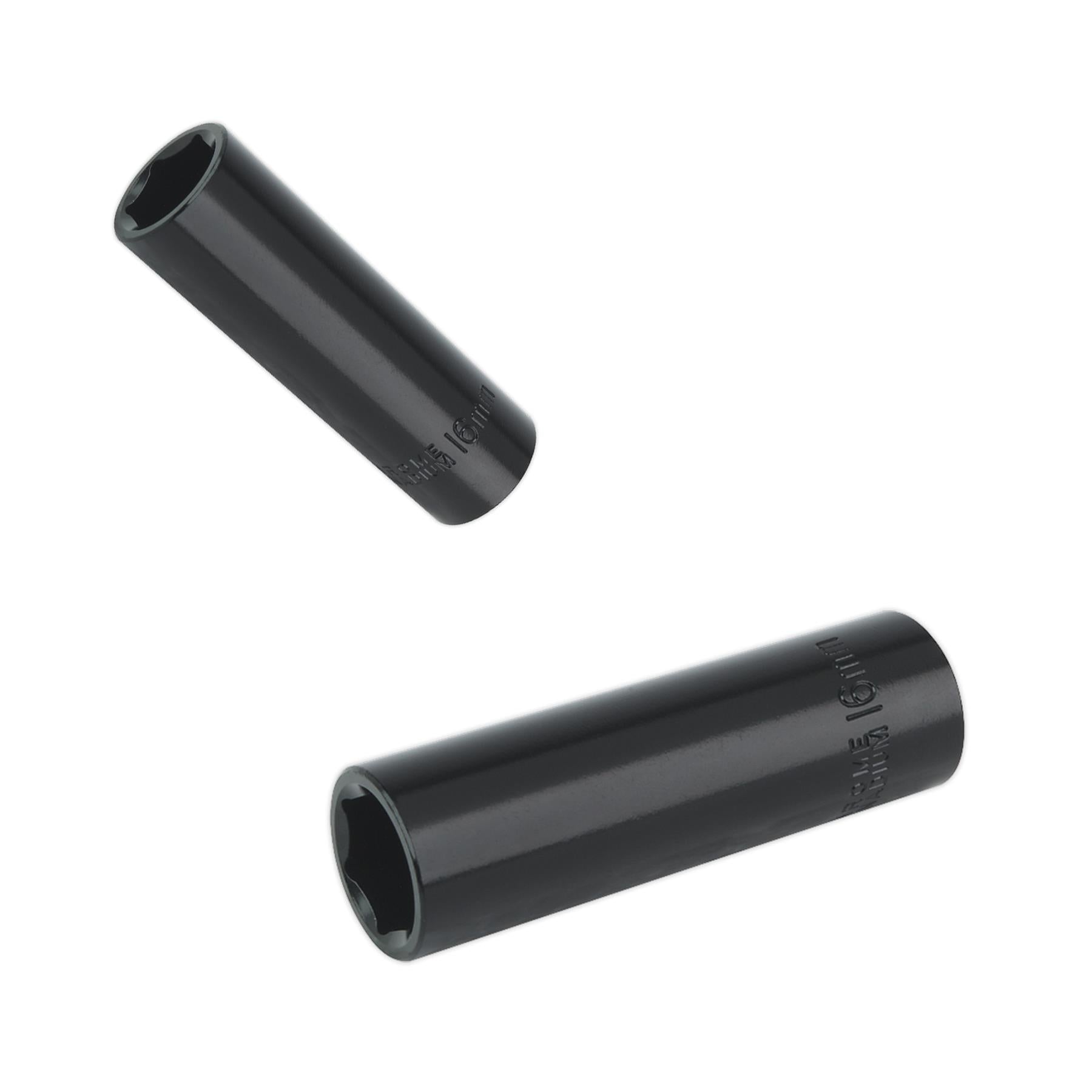 Sealey Impact Socket 16mm 1/2"Sq Drive Chrome Vanadium