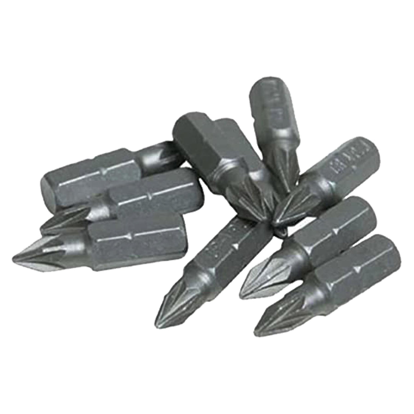 PH2 Phillips Screwdriver Bits CRV Chrome Vanadium Steel 1/4" Hex Drive 10Pcs