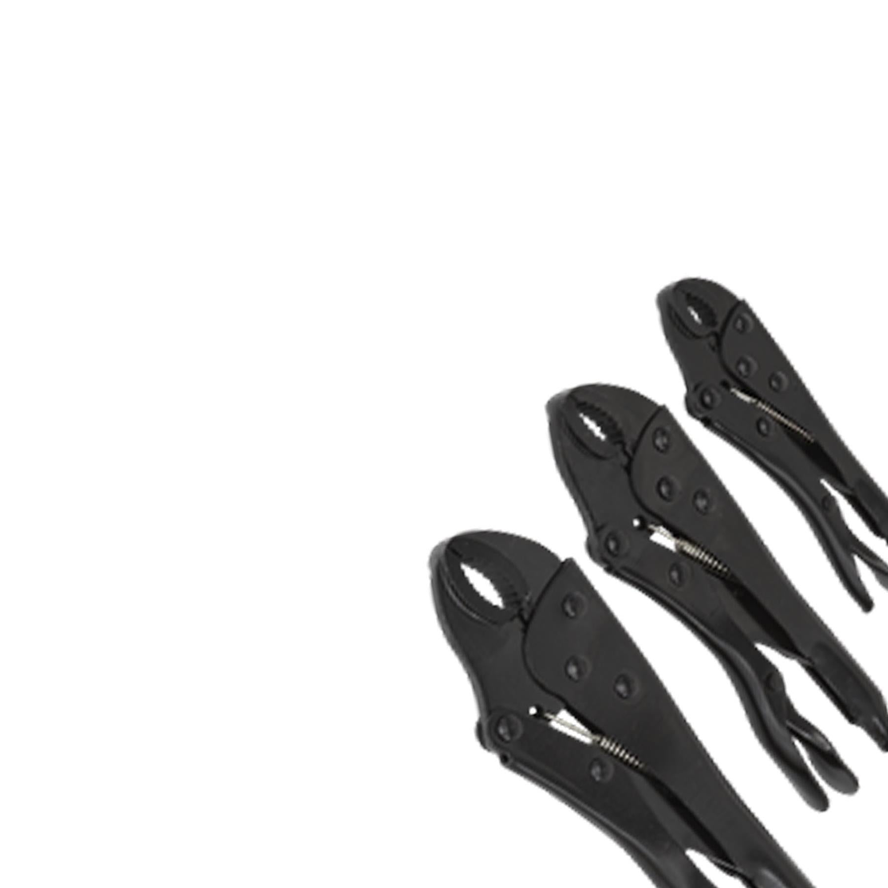 Sealey Locking Pliers Set 3pc Rust Resistant