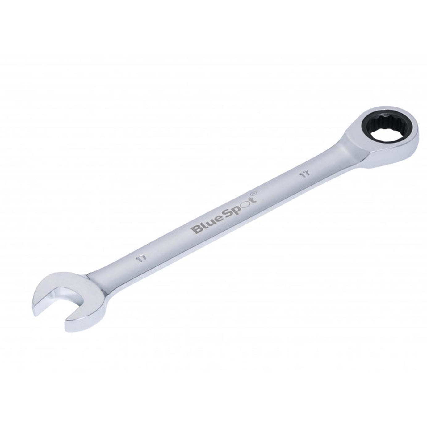 Blue Spot Fixed head Ratchet Spanner Combination Ring open end Wrench 17mm