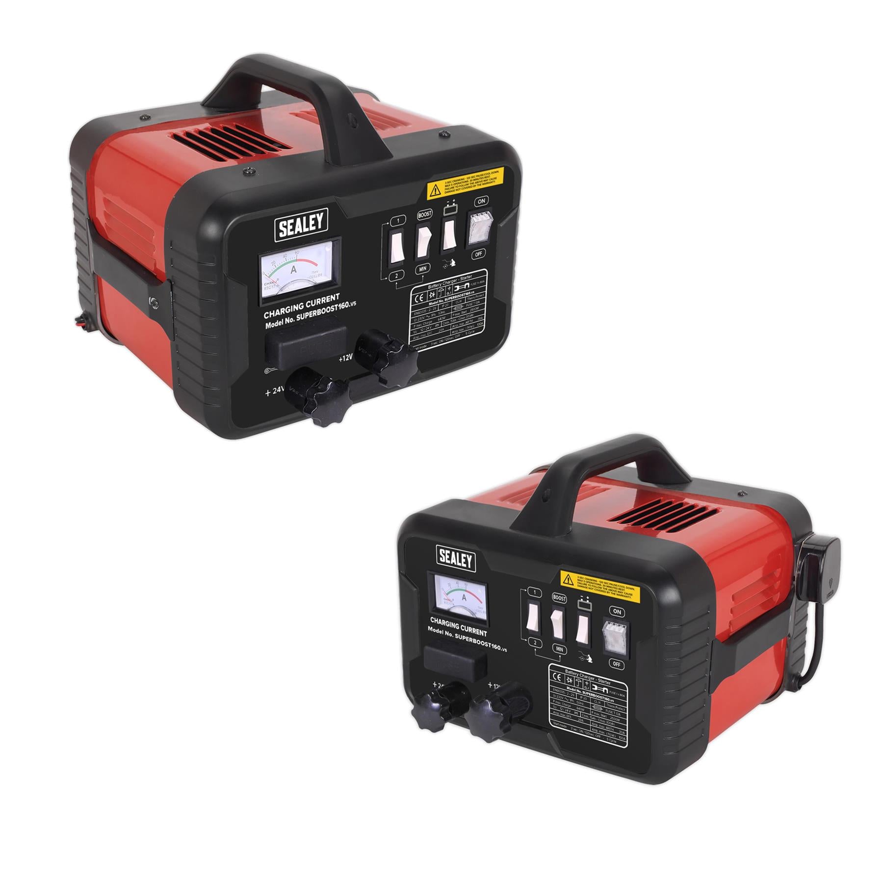 Sealey Starter/Charger 160/30Amp 12/24V 230V