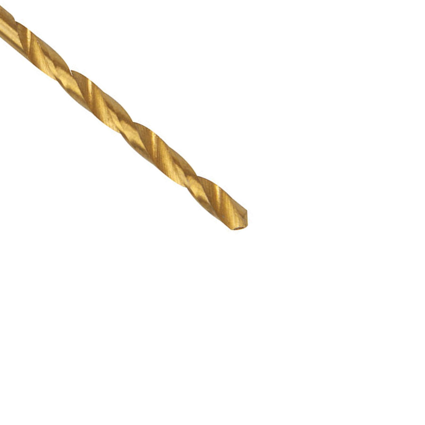 2Pk Hss Titanium-Coated Drill Bits 3.0mm Durable High Speed Metal Wood Plastic