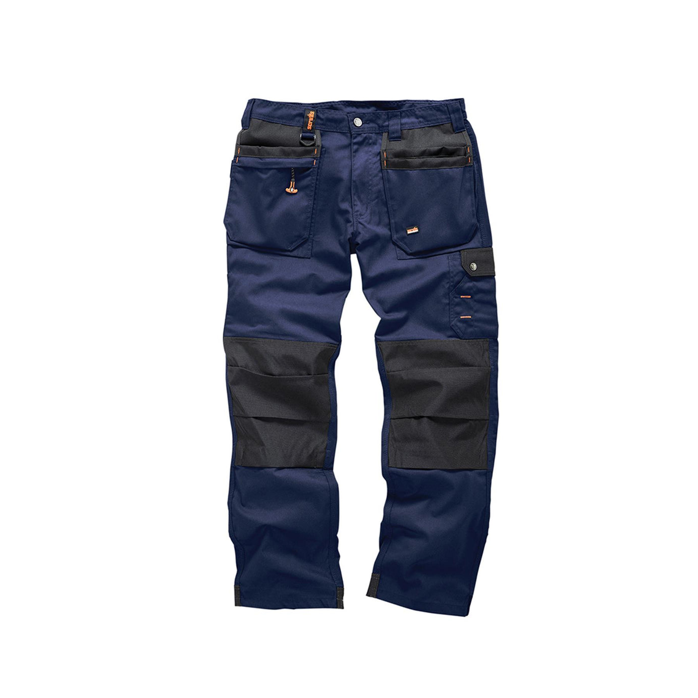 Scruffs Worker Plus Work Trousers 38R Navy Cargo Combat Hard Wearing Trouser