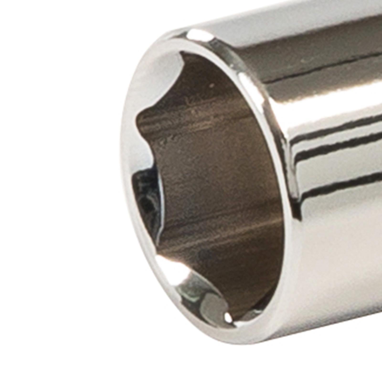 Quality Socket 1/4" Drive Metric Hex Square 10mm Individual Hex Polished Crv