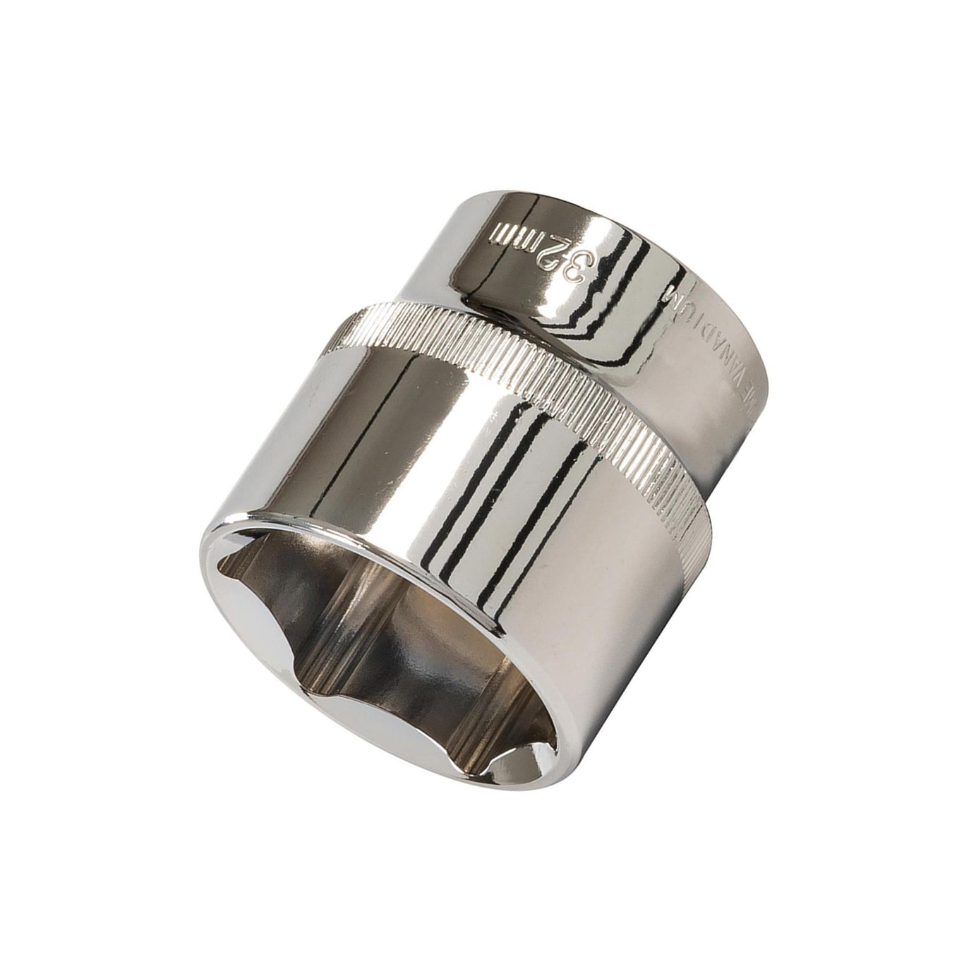 Socket 1/2" Drive Metric Hex Square 32mm Individual Hex Polished Crv Quality