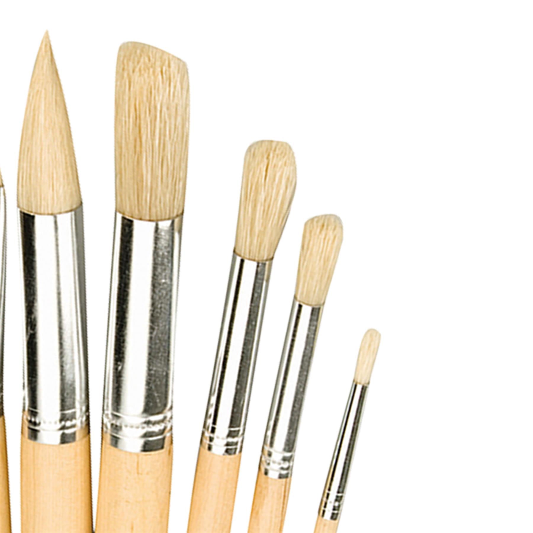 12Pce Artists Paint Brush Set Mixed Tips For Finishing Work, Painting & Priming