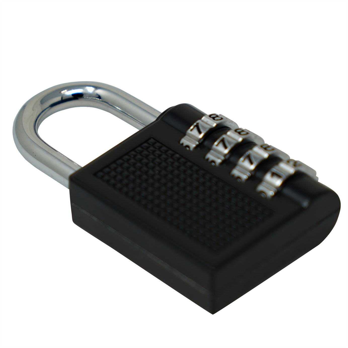 Combination Padlock 4-Digit Outdoor Weatherproof Security School Lock Travel Black 2Pc