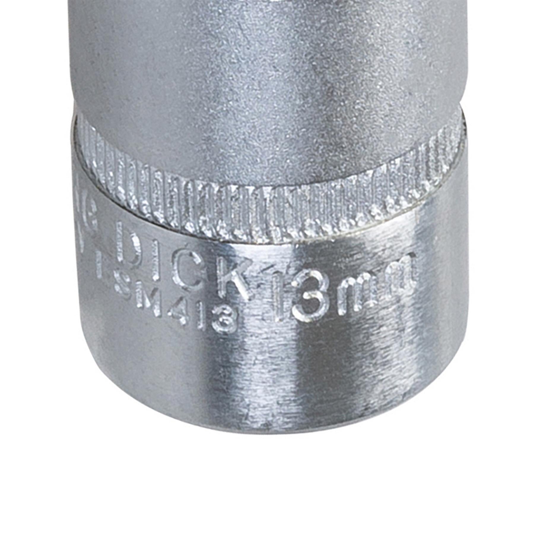 King Dick Socket 1/4" Sd 6pt Metric 13mm