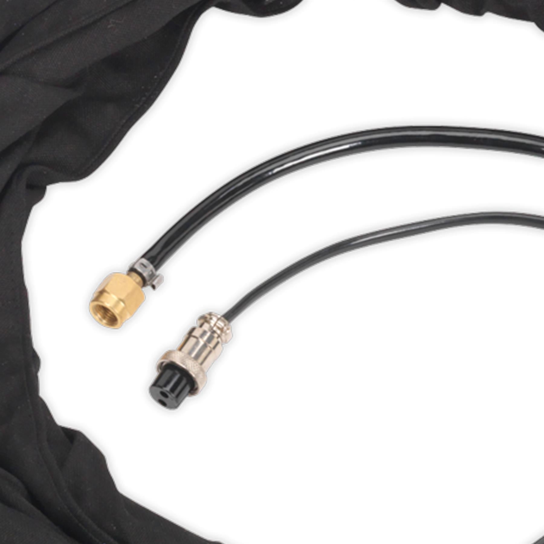 Inverter TIG Welding Torch 16mm² with Push-ButtonInverter TIG Welding Torch 16mm with Push Button And 2-Pin Connector Sealey