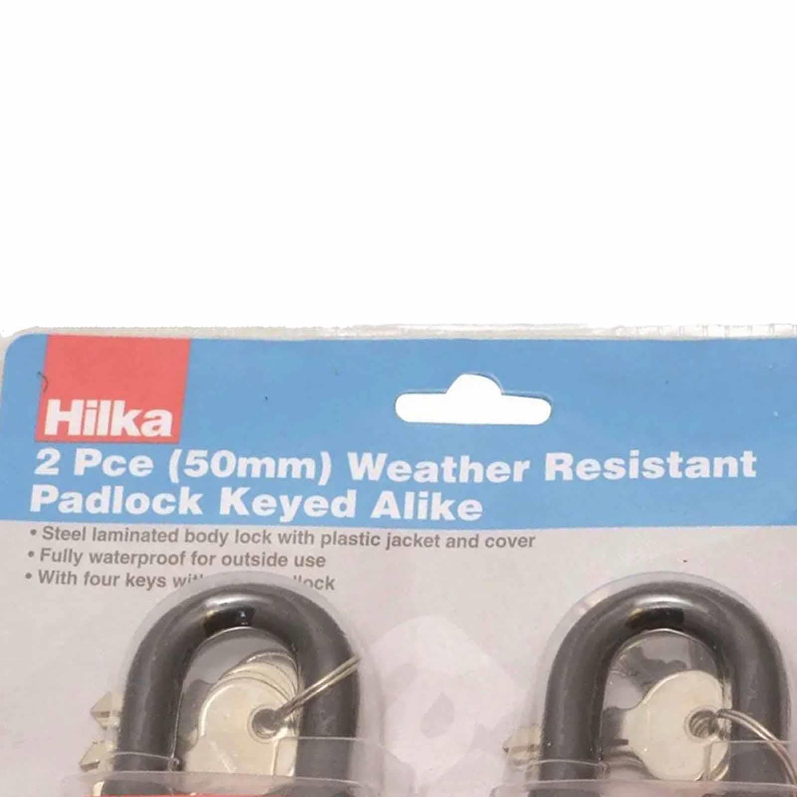 Weather Resistant Padlock Set