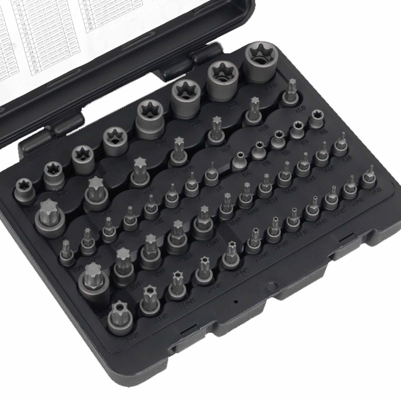 TRX-Star* Master Socket Set 52pc 1/4", 3/8" & 1/2"Sq Drive. Sealey