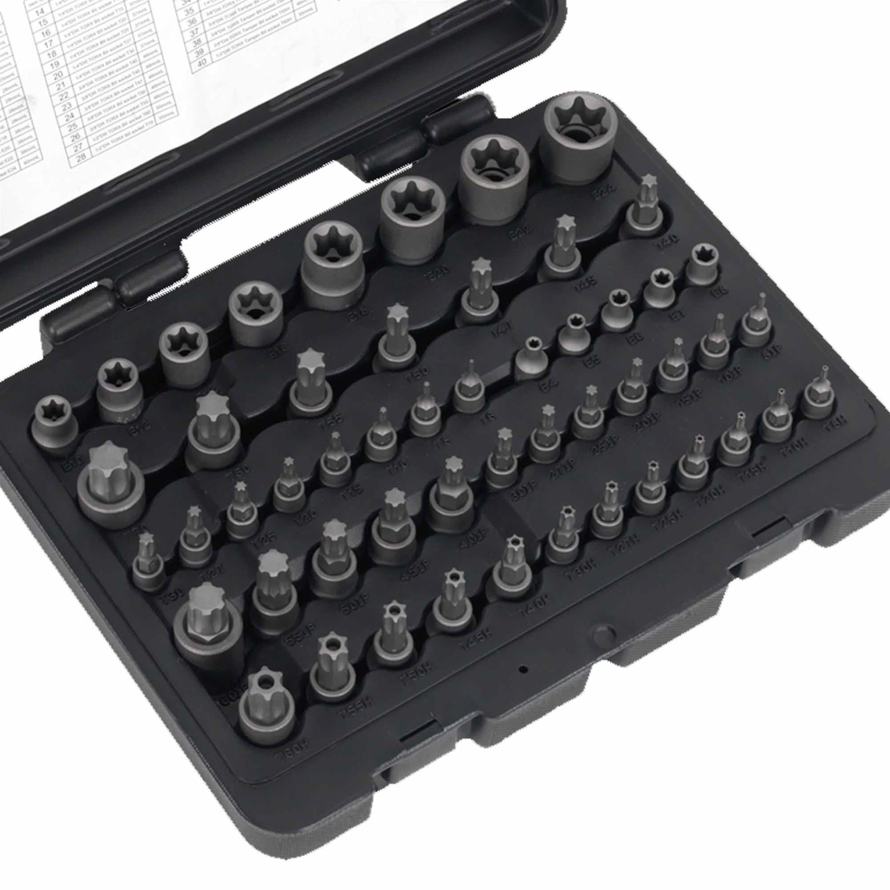 TRX-Star* Master Socket Set 52pc 1/4", 3/8" & 1/2"Sq Drive. Sealey