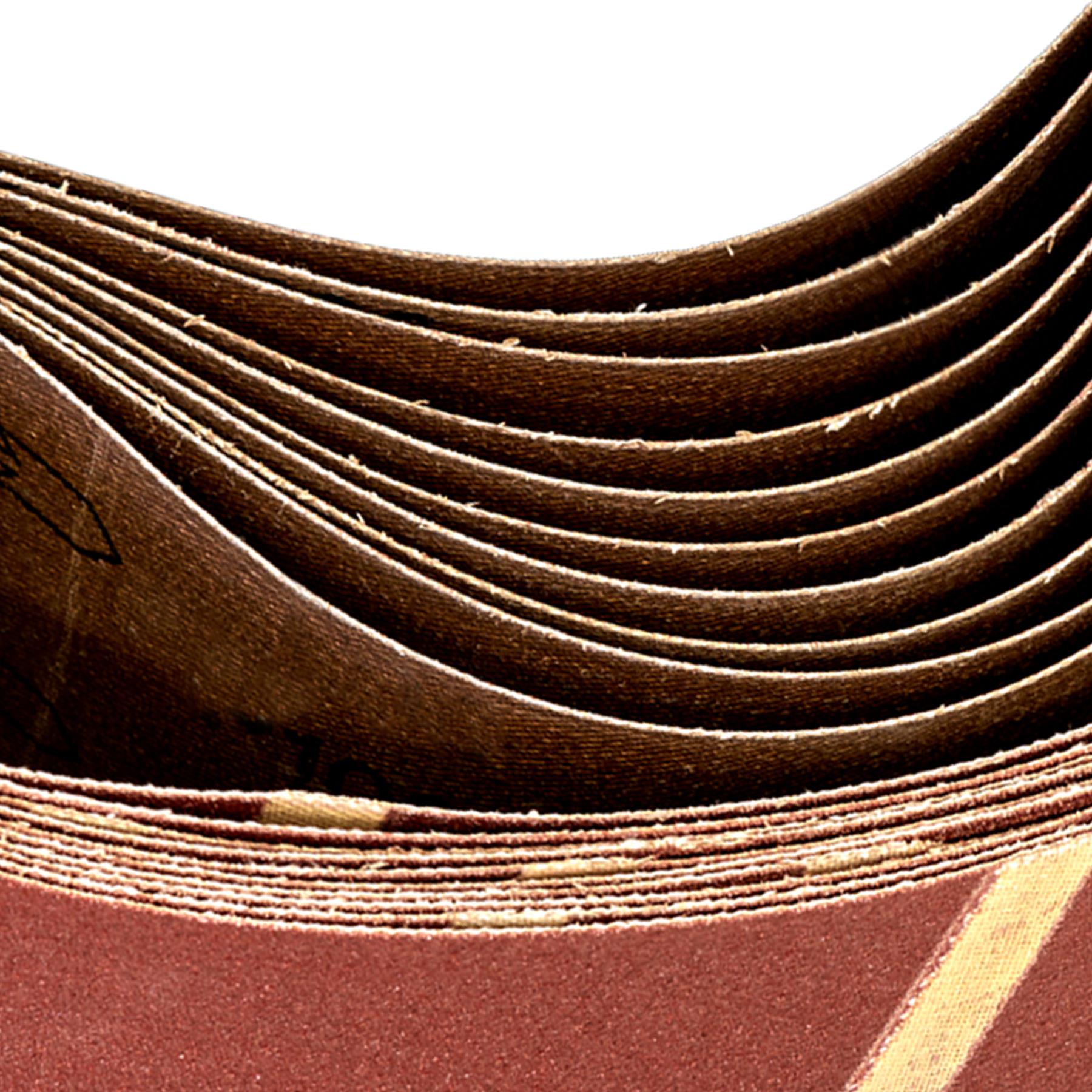 Sanding Belt 75 x 533mm 120Grit - Aluminium oxide   Pack of 10 Sealey