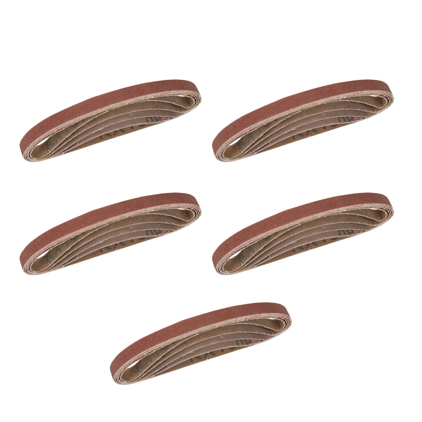 Assorted Sanding Belts 40 60 80 120 Grit 5 Pack For 10mm X 330mm Sanders