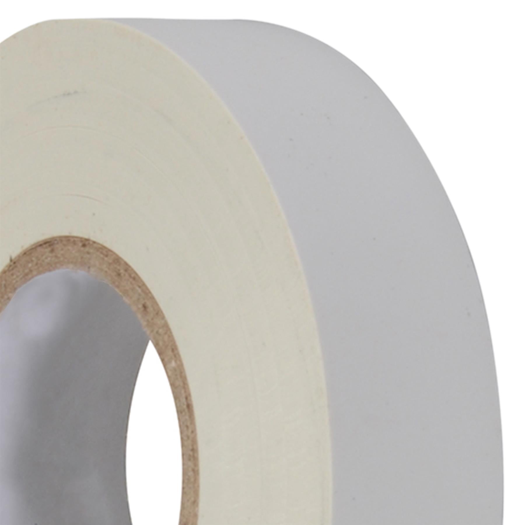 1 x PVC Insulation Electrical Tape Flame Retardent White