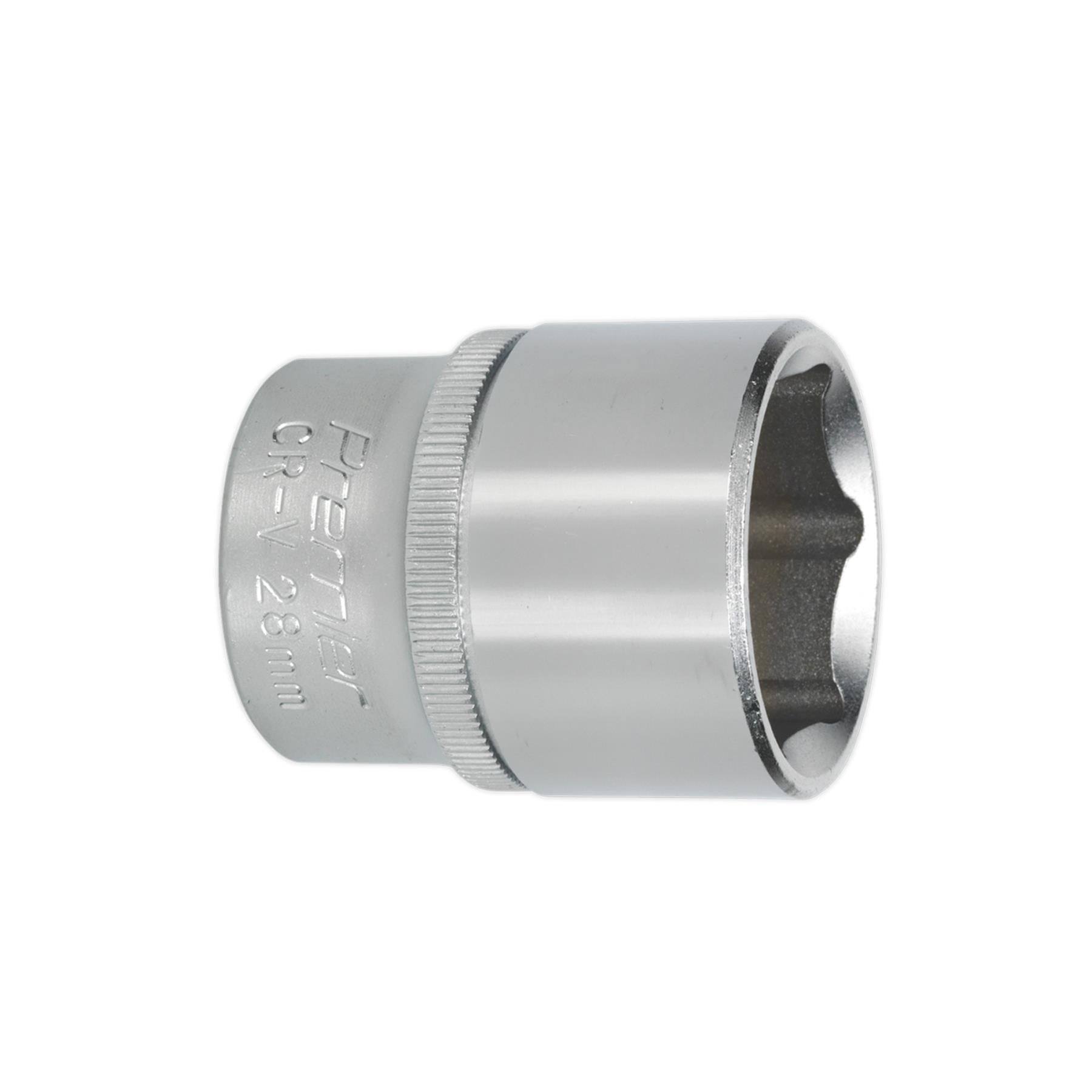 Sealey WallDrive Socket 28mm 1/2"Sq Drive