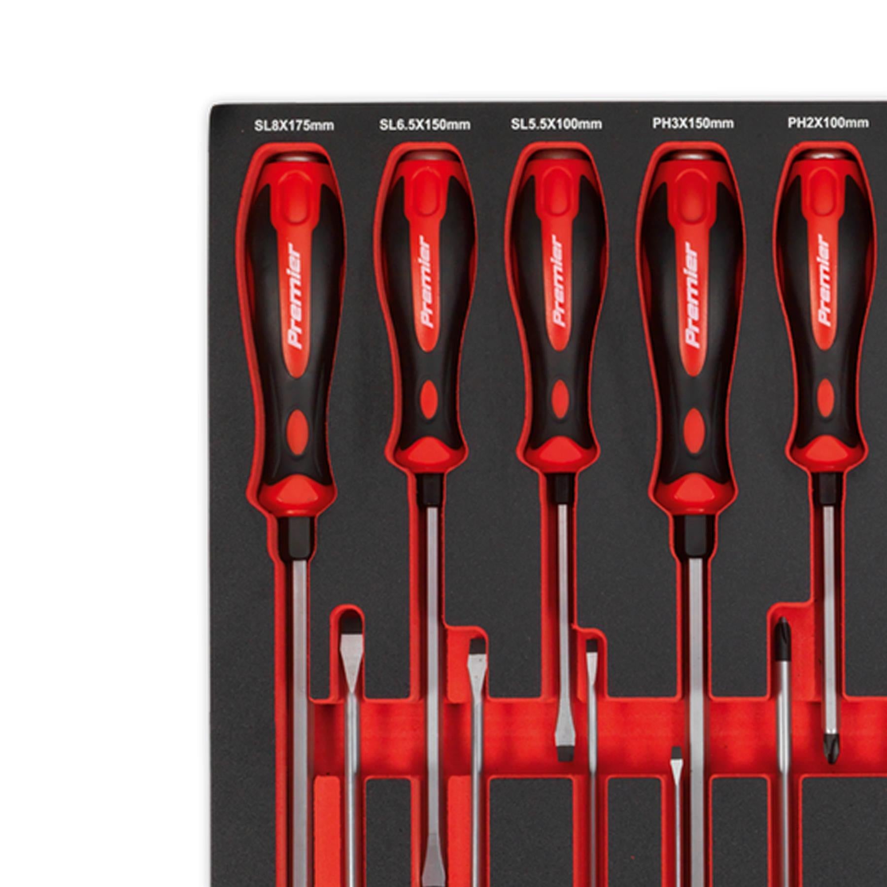 Sealey Tool Tray with Screwdriver Set 72pc