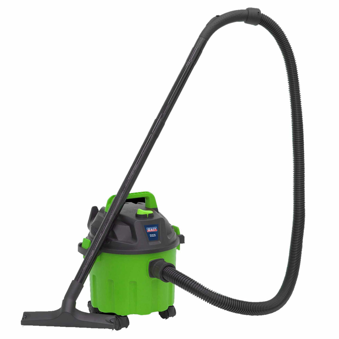 Sealey Vacuum Cleaner Wet & Dry 10L 1000W/230V - Hi-Vis Green