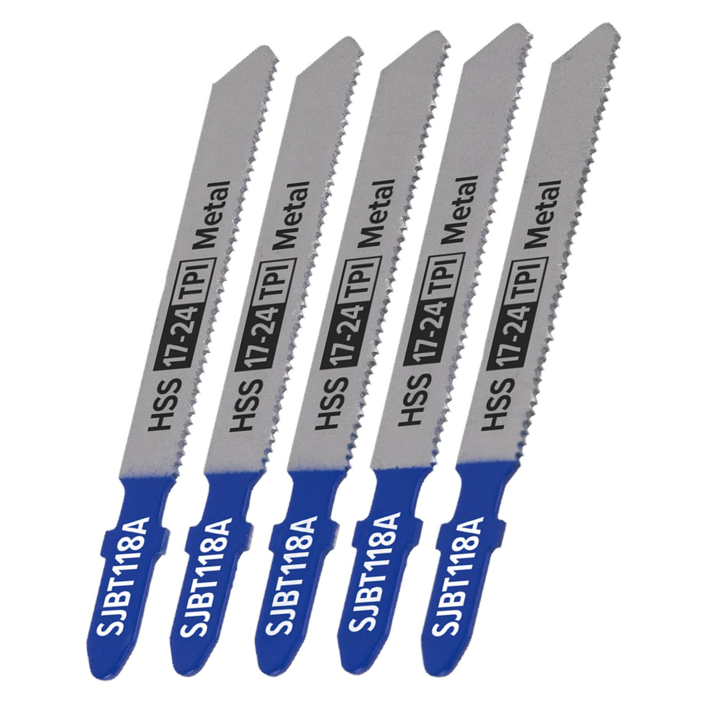 Sealey Jigsaw Blade Metal 92mm 17-24tpi - Pack of 5