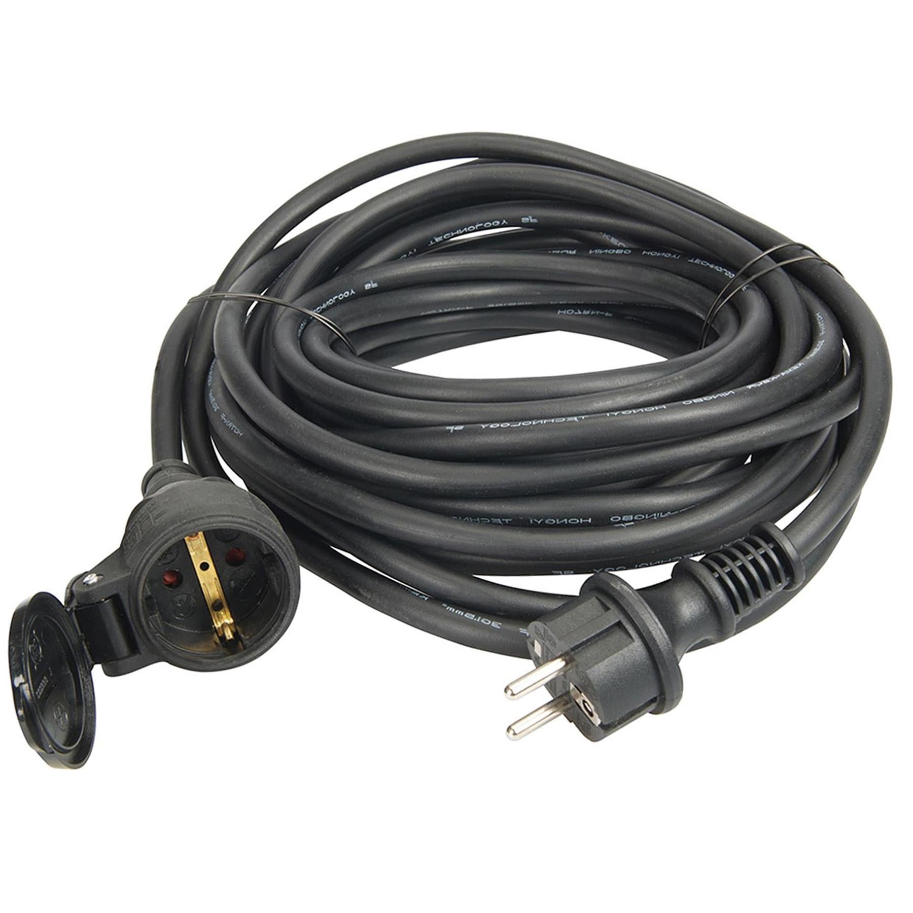 European Type F Schuko Extension Lead 10 Meter F Cee 7/4 Socket & Schuko Cee 7/7