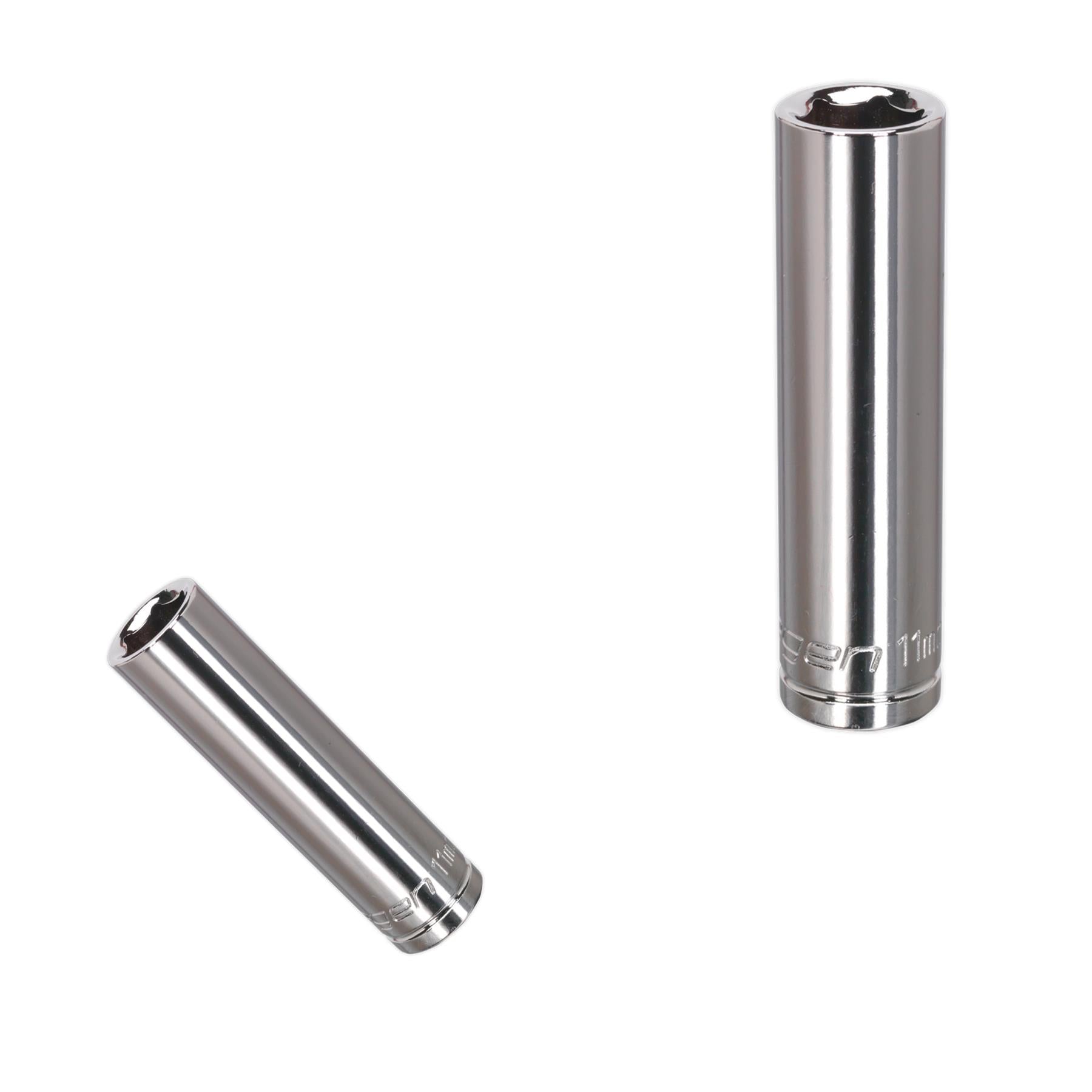 Sealey WallDrive Socket 11mm Deep 3/8"Sq Drive
