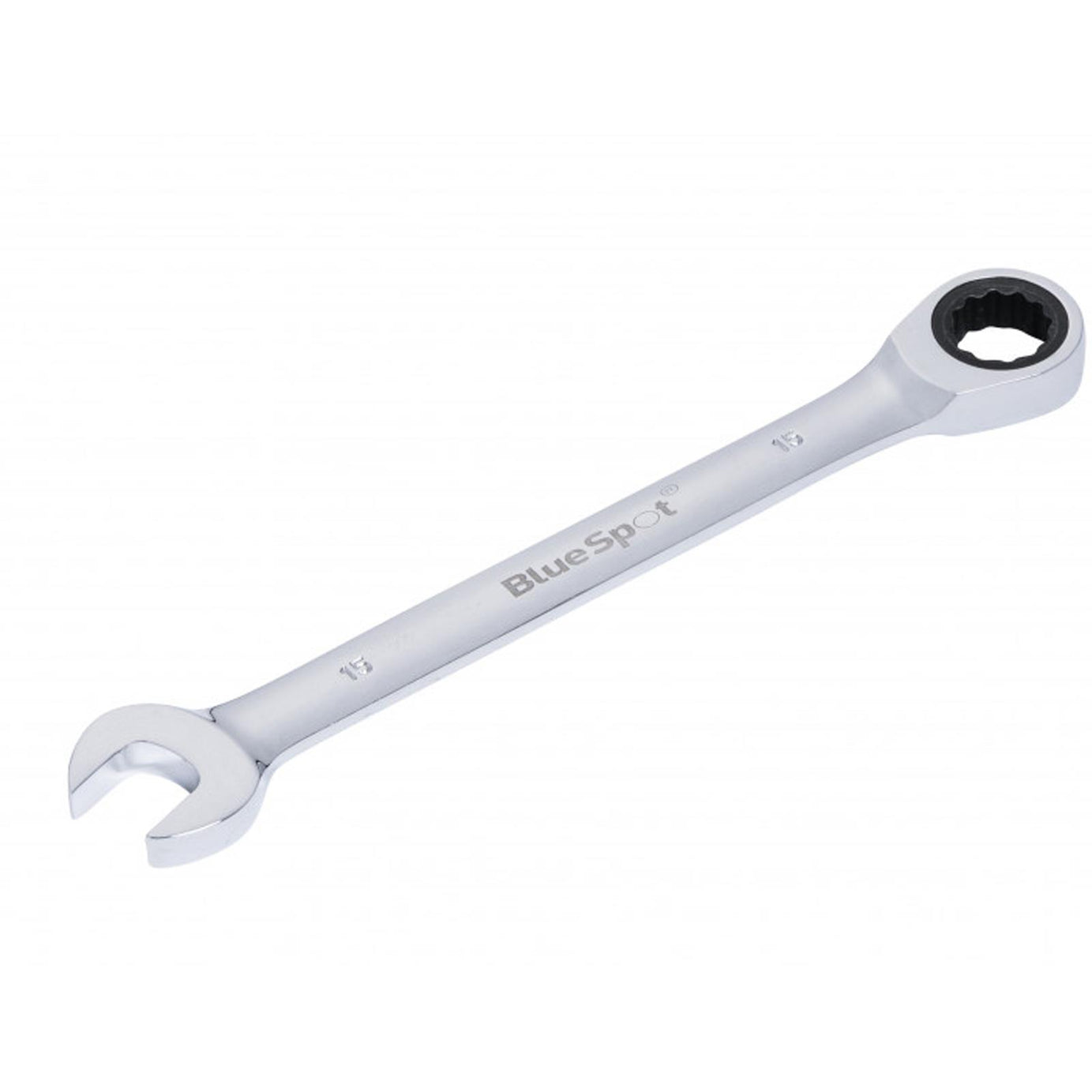 Blue Spot Fixed head Ratchet Spanner Combination Ring open end Wrench 15mm