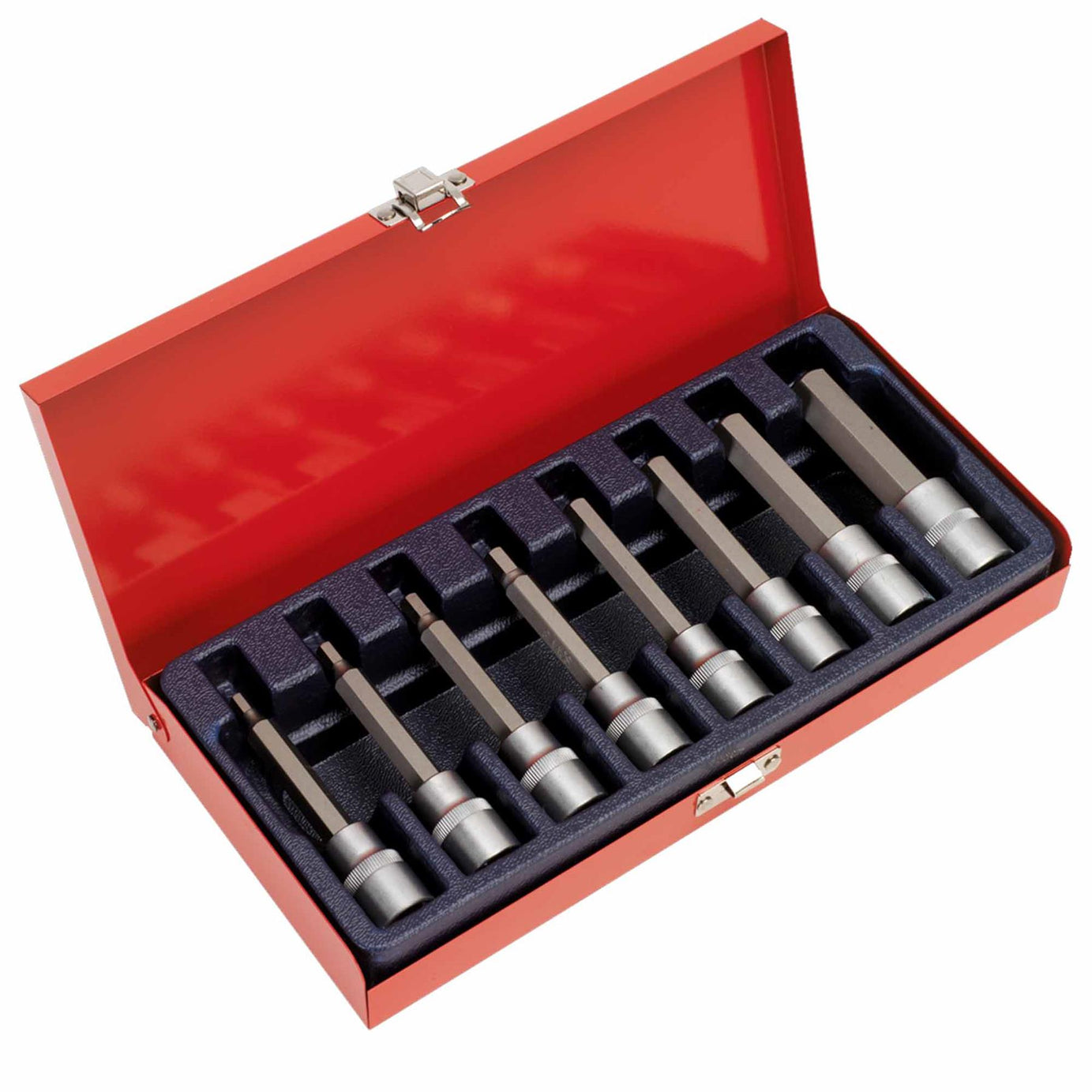 Sealey Hex Socket Bit Set 8pc 1/2"Sq Drive Metric