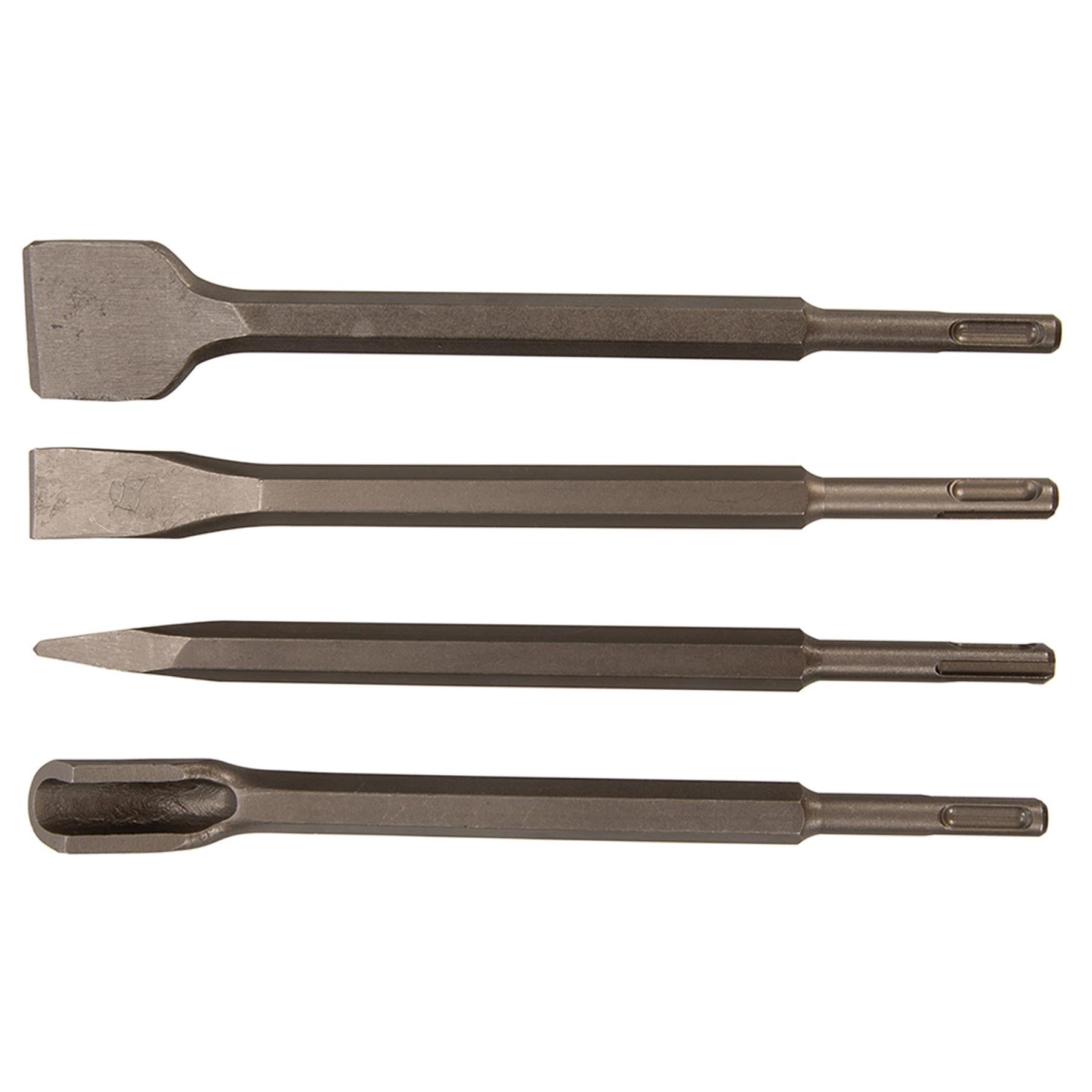 4Pc SDS Plus Chisel Set