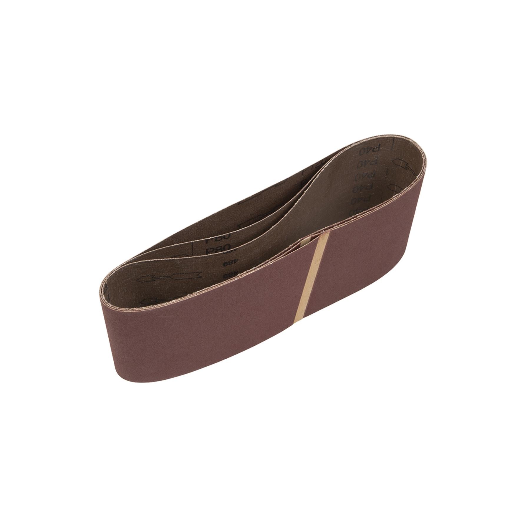 Sealey Sanding Belt 100 x 610mm - Assorted Pack of 3