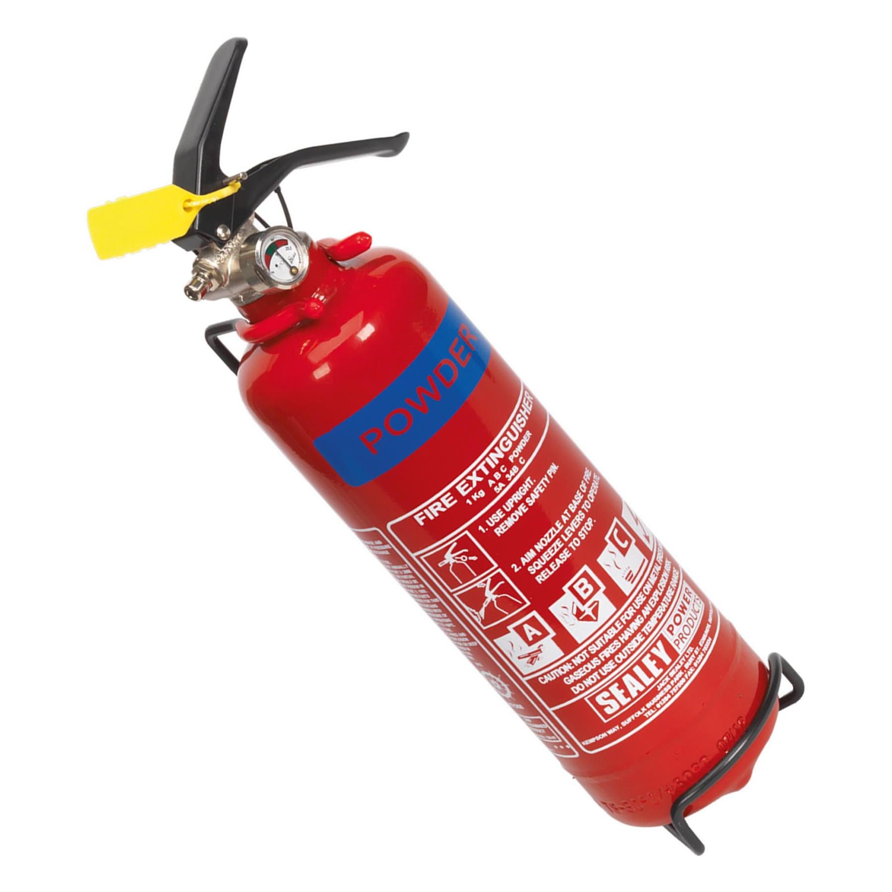 Sealey Fire Extinguisher 1kg Dry Powder