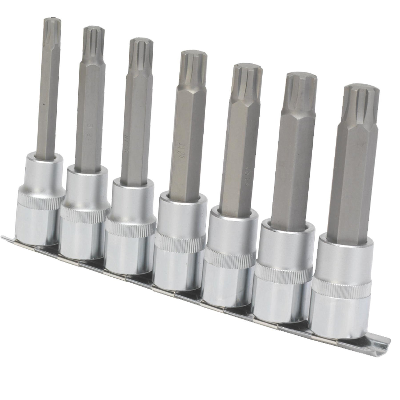Sealey Ribe Socket Bit Set 7pc 1/2"Sq Drive 100mm
