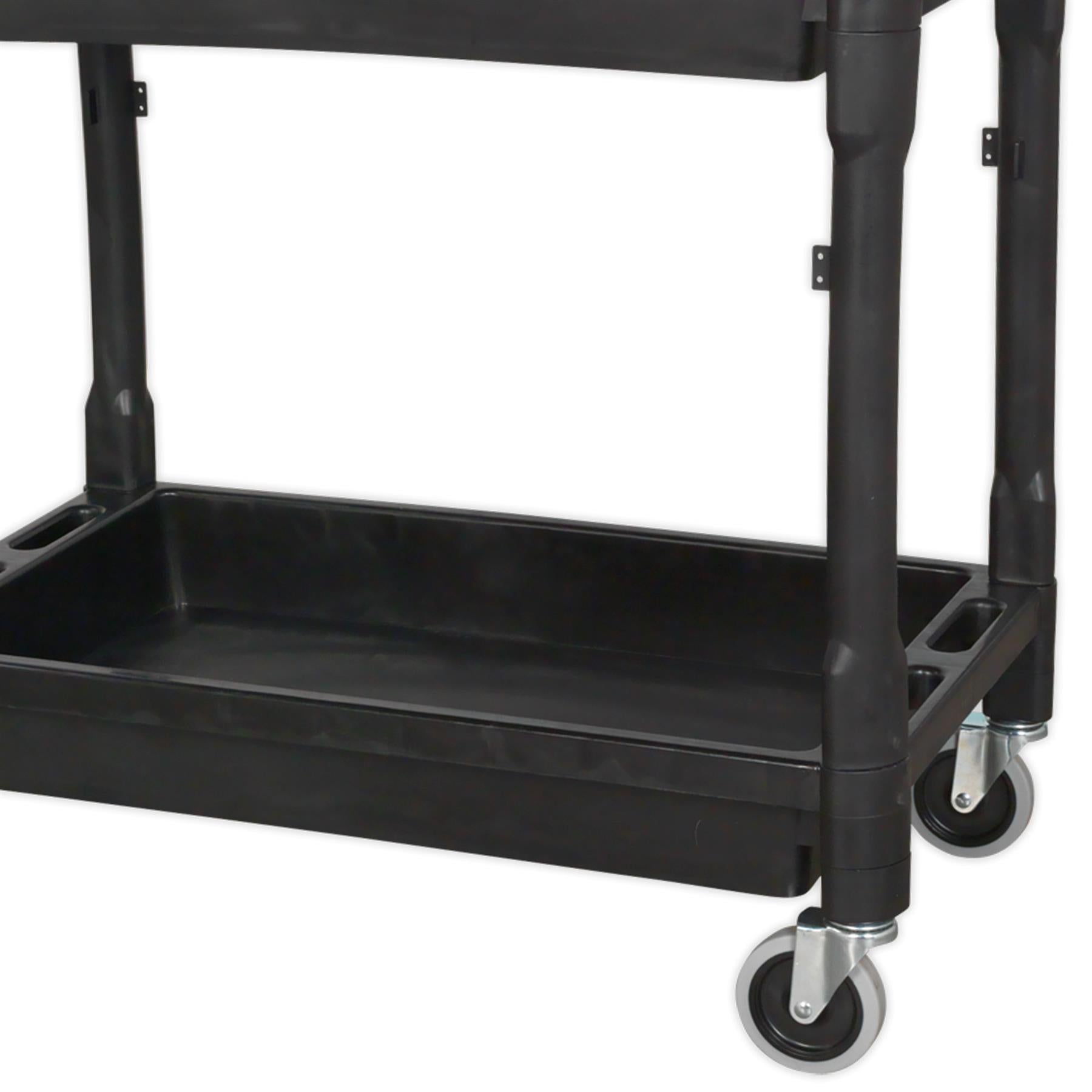 Sealey Trolley 2-Level Composite Heavy-Duty 80kg capacity per shelf