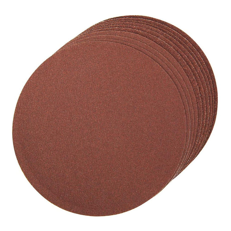 Self-Adhesive Sanding Discs 150mm 10Pk - 2 X 60G, 4 X 80G & 4 X 120Grit