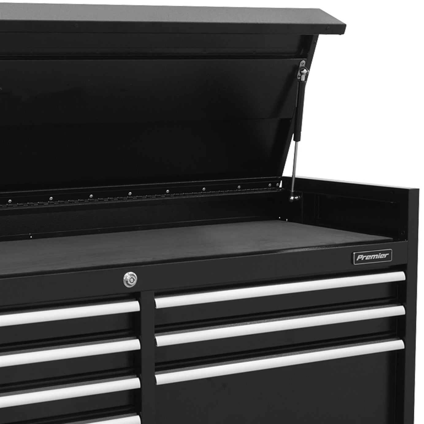 Sealey Topchest 7 Drawer 1415mm Heavy-Duty Black