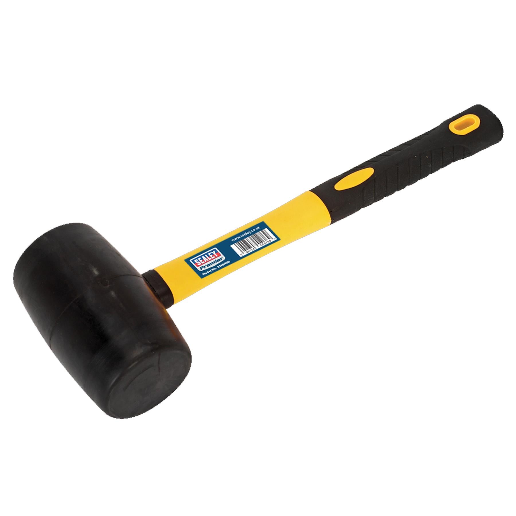 Sealey Rubber Mallet 1.5lb with Fibreglass Shaft