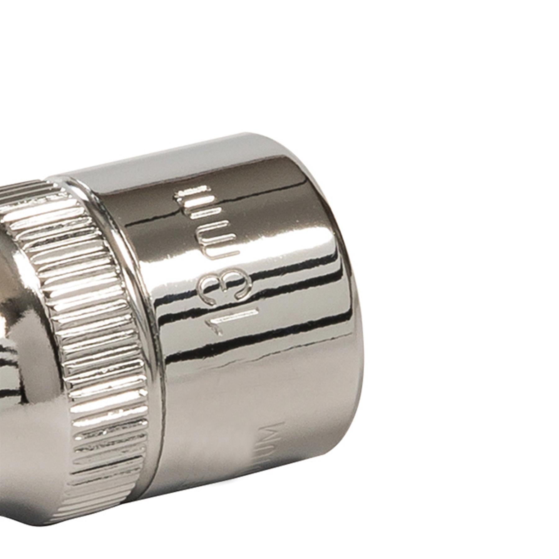 Socket 1/2" Drive Metric Hex Square 13mm Individual Hex Polished Crv Quality