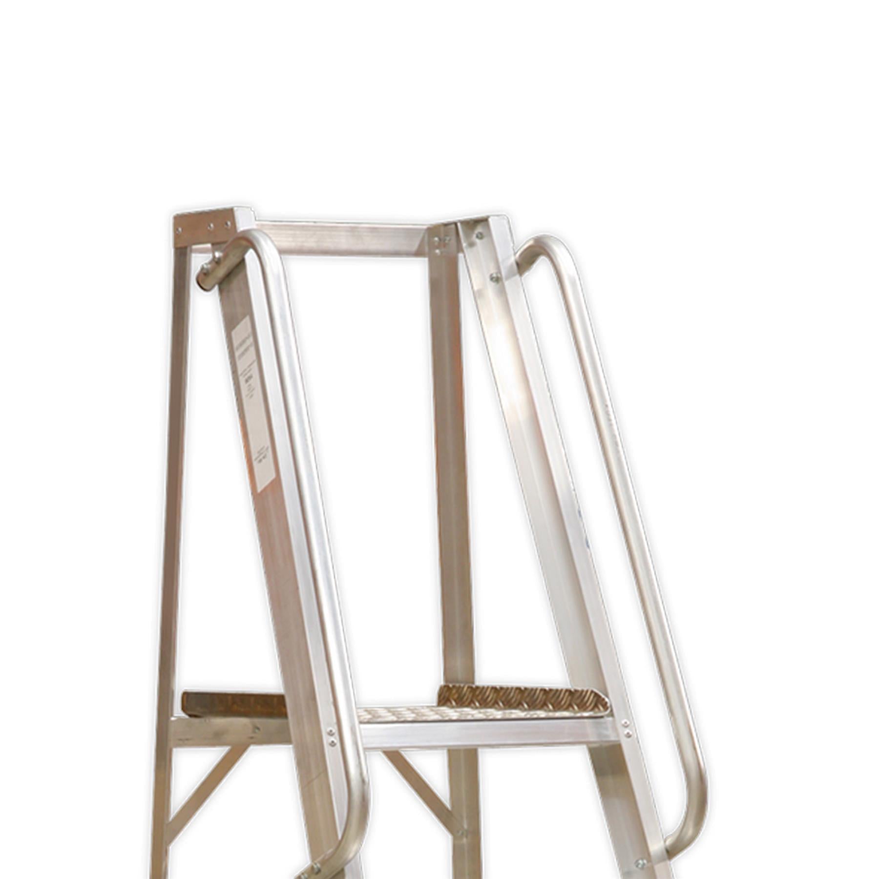 Sealey Warehouse Steps 7-Tread Non-Slip Safety Hand Rails