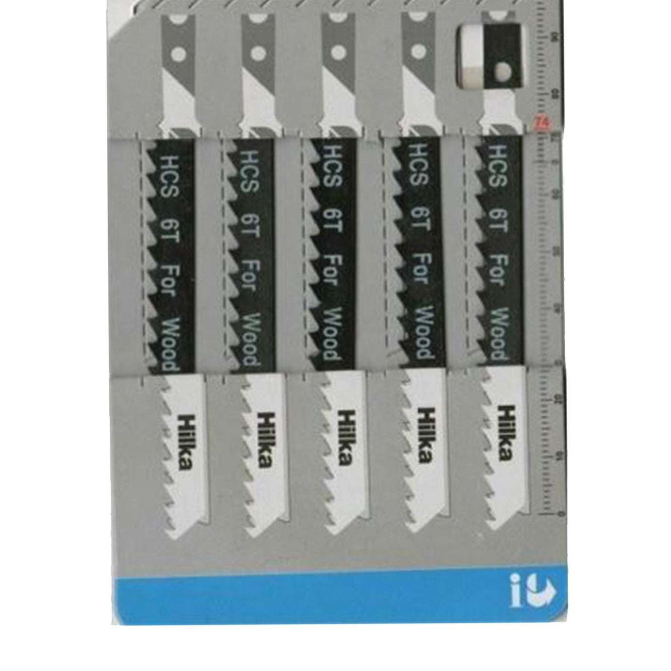 5pc Jigsaw Blades Wood Cutting 100mm Clamp Universal Fitting 65mn Steel Hilka