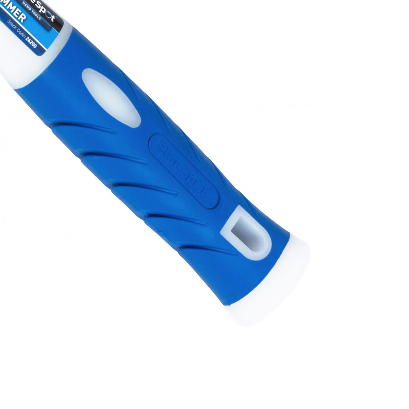BlueSpot Genuine Heavy Duty Fibreglass Handle Lump Hammer 1.8kg / 4lb Bevelled Face